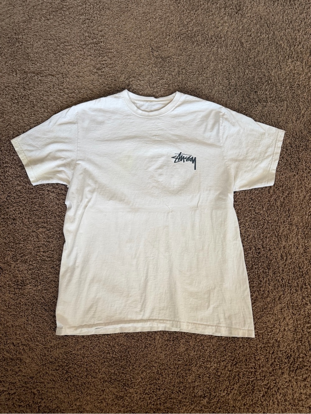 Stussy White Toucan Short Sleeve Tee